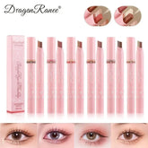 Dragon Ranee Pearl Glitter Two Color Gradient Eye Shadow Stick Three Dimensional Natural One Touch Molding Lazy Cosmetics Makeup - NTKSTORE